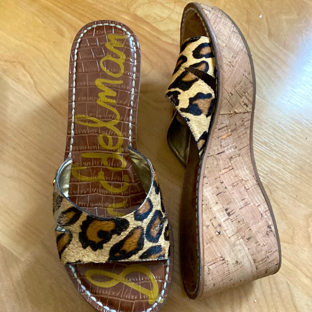 Sam Edelman Cork Wedge Sandals